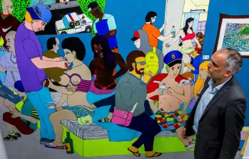 Todas las exposiciones de la Bienal son de entrada libre y se podrán ver hasta el próximo martes 25 de noviembre. Foto Julio César Herrera. 