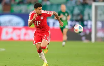 Luis Díaz ganó la Bundesliga y la Supercopa de Alemania con el Bayern. Va por su tercer trofeo. FOTO: GETTY