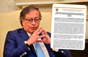 El presidente Gustavo Petro dijo que no se necesita ni el cerebro para extraer petróleo o carbón, frase que causó rechazo por parte de los geólogos colombianos. FOTO PRESIDENCIA 