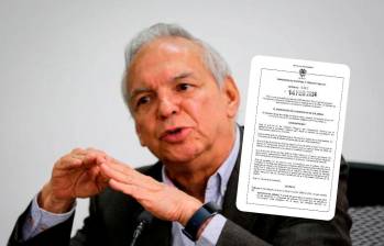 El decreto con el que el Gobierno de Colombia presupuesto 2024. FOTO COLPRENSA