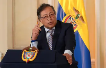 Gustavo Petro, presidente de Colombia. FOTO: Presidencia.