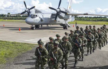 La Gobernación pidió un refuerzo urgente de la Fuerza Pública en el Nordeste y el Norte de Antioquia. FOTO: Manuel Saldarriaga Quintero. Archivo El Colombiano