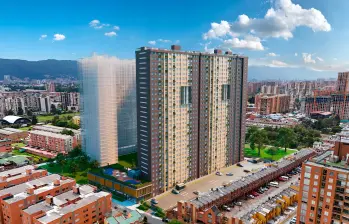 El proyecto VIS Calia, lanzado por Conconcreto en Bogotá, contempla cerca de 1.780 viviendas y ventas estimadas por más de $584.000 millones. FOTO cortesía Conconcreto