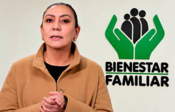 La directora del ICBF, Carolina Restrepo, ha defendido sus decisiones frente a las críticas por su postura ante el lenguaje incluyente, el concepto de familia y el retiro de un mural del colectivo Resistencia Chiquita. FOTO ICBF