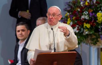 El papa Francisco reconoció que todavía persiste la gripa en su cuerpo. FOTO JUAN ANTONIO SÁNCHEZ OCAMPO 