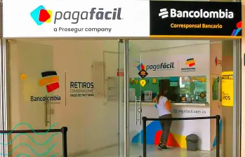 Los corresponsales bancarios operan en comercios como tiendas, droguerías y supermercados. FOTO: EL COLOMBIANO