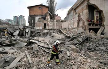 Rusia sorprendió a Ucrania con el lanzamiento de un misil sobre su territorio. Foto: AFP 