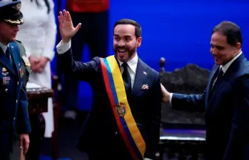 Con la banda cruzando el pecho de Abelardo de la Espriella, Colombia comenzó oficialmente un nuevo ciclo político. FOTO: GETTY