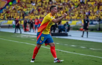 James Rodríguez es el capitán de la Selección Colombia y aspira jugar su tercer Mundial tras los de 2014 y 2018. FOTO: Juan Antonio Sánchez
