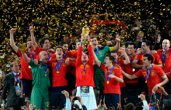 España levantó hace 16 años su primera y, hasta ahora, única Copa del Mundo. FOTO GETTY