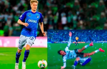 Andrés Llinás, zaguero central de Millonarios. FOTO TOMADA DE VIDEO
