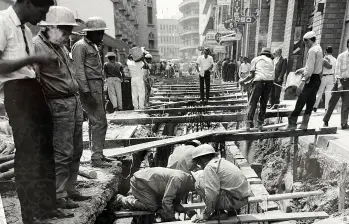 EPM agrupó desde 1955 a las empresas encargadas de prestar el servicio de acueducto, alcantarillado, energía y teléfono en Medellín. FOTO: Cortesía EPM