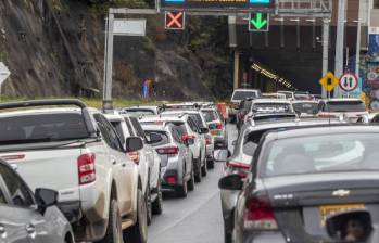 El domingo 19 y lunes 20 de julio el Túnel de Oriente tendrá tránsito unidireccional entre las 5:00 p. m. y las 9:00 p. m., en sentido Rionegro – Medellín. Foto: Juan Antonio Sánchez Ocampo