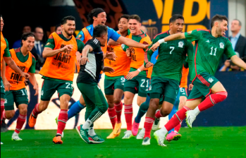 La Selección México, invitada a la Copa América y actual campeona de la Copa Oro que organiza la Concacaf. FOTO: AFP