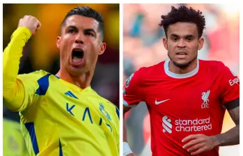 Cristiano Ronaldo y Luis Díaz, ambos están definiendo su futuro deportivo. FOTOS @AlNassrFC_EN y @LFC
