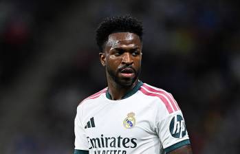 El brasilero Vinícius se perderá cuatro partidos de LaLiga tras su expulsión ante el Villarreal. Foto: David Ramos/Getty Images