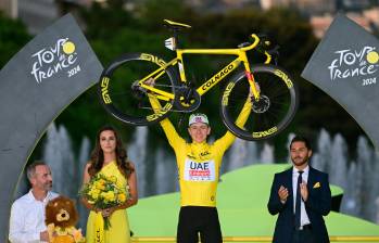 Tadej Pogacar es el campeón del Tour de Francia 2024. Esta es su tercera corona de la ronda gala. FOTO: GETTY