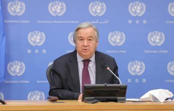 El Secretario General de la ONU, António Guterres. FOTO: GETTY