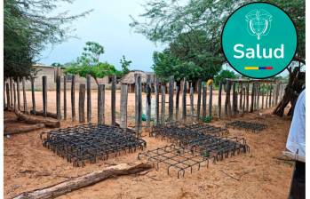 Varias de las obras de los centros de atención en La Guajira están en retraso y hasta abandonados. FOTO SUMINISTRADA