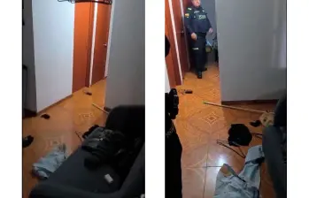 Un fuerte olor que venía desde la vivienda alertó a los vecinos de la zona para dar aviso a las autoridades. FOTO CAPTURA DE VIDEO