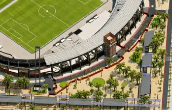 El estadio Atanasio Girardot no se remodelaba desde hace más de una década, cuando en 2011 se instaló nueva silletería para la realización del Mundial de Fútbol Sub-20 de la Fifa. Foto: Cortesía