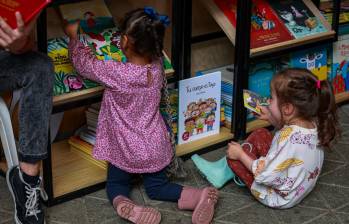 Se espera que este sea el primero de muchos festivales infantiles del libro en Medellín para así seguir incentivando la lectura en los más pequeños. FOTO manuel saldarriaga