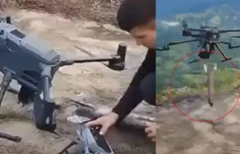 La Defensoría del Pueblo advierte que las regiones con más ataques de drones son Cauca, Catatumbo, sur de Bolívar, Caquetá, Nariño, Huila, Chocó y Magdalena son las regiones más golpeadas. Fotos: redes