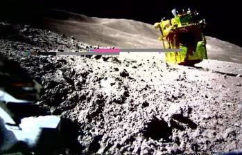 De nuevo en la luna: primeras imágenes de la nave japonesa Slim revelan que alunizó de lado 