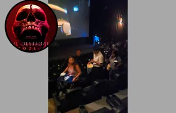 Los espectadores no pudieron terminar de ver “Destino Final” por el desalojo que ordenaron. FOTO CAPTURA DE VIDEO