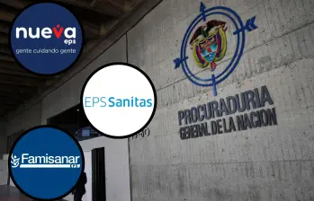 La Procuraduría hizo visitas de inspección a las oficinas de las tres EPS. FOTO COLPRENSA