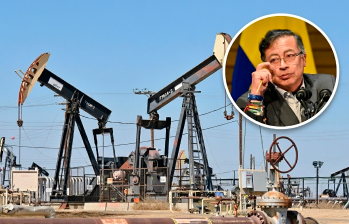 El alza del petróleo por la guerra en Medio Oriente volvió a abrir la brecha entre el precio internacional de los combustibles y los valores internos en Colombia. FOTO COLPRENSA Y GETTY.