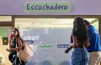Los escuchaderos hacen parte de una estretegia distrital para ampliar la atención de problemáticas de salud mental. FOTO: Jaime Pérez