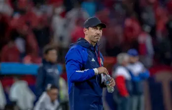 Sebastián Botero fue futbolista profesional y jugó en el Medellín. En 2022 regresó al equipo. En 2023 asumió la dirección técnica del equipo profesional y, después, regresó al la cantera. Foto: Juan Antonio Sánchez