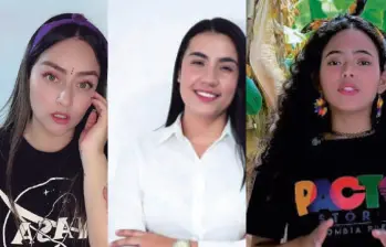 La congresista electa, Laura Daniela Beltrán Palomares (conocida en redes sociales como “Lalis”); la futura senadora Kamelia Zuluaga Navarro y la representante electa Verónica Estrada Holguín.