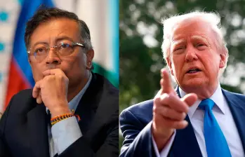 El presidente Gustavo Petro viajará a Washington para sostener su primera reunión oficial con Donald Trump, en una visita enfocada en fortalecer la cooperación bilateral, especialmente en la lucha contra el narcotráfico. FOTO: Presidencia y GETTY