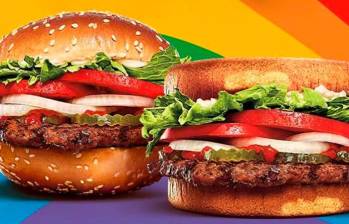 Esta es la imagen que encabeza la campaña de la empresa en Austria, en el marco del Pride Month. FOTO: INSTAGRAM @BURGERKINGAUSTRIA