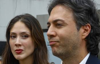 Daniel Quintero y su esposa Diana Osorio en Medellín. Foto: Manuel Saldarriaga Quintero