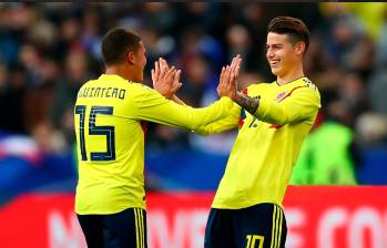 Juan Fernando Quintero y James Rodríguez anunciaron en días pasados su adiós de la Selección Colombia. FOTO: Getty