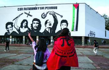 El rector de la Unal, José Ismael Peña, advirtió sobre patrones de violencia en el campus de Bogotá y otras irregularidades. Por el momento, los estudiantes están en vacaciones tras terminar el semestre. FOTO Colprensa 