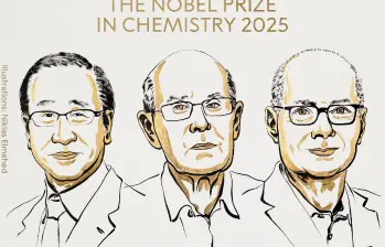 Los nombres de Yaghi, de 60 años, y Kitagawa, de 74, estaban desde hace años en las quinielas para el galardón de Química, el tercero de la semana de los Nobel. FOTO: Cortesía