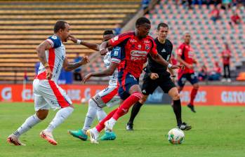 Independiente Medellín, en su debut en la Liga Betplay 2-2025. Foto: JUAN ANTONIO SÁNCHEZ