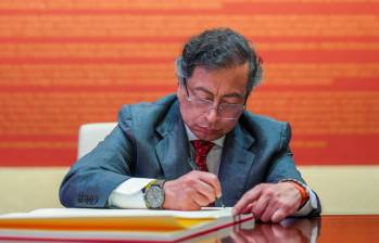 El presidente Gustavo Petro respondió a las acusaciones de Estados Unidos. FOTO: Presidencia