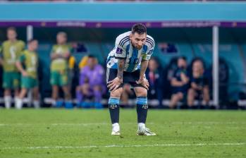 La lesión que sufrió Messi fue un esguince en su tobillo derecho. FOTO: Juan Antonio Sánchez