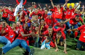 En el primer semestre de 2016, cuando consiguió su último título de Liga, el Medellín cerró la serie en el Atanasio Girardot. FOTO: JUAN A. SÁNCHEZ 