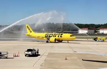 Spirit Airlines llevaba operando 34 años en el mercado. FOTO DE X (@SpiritAirlines).