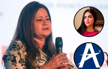La ministra de Transporte, María Fernanda Rojas, no mencionó a Gabriela Muñoz con nombre propio. Foto: Colprensa/Redes sociales.