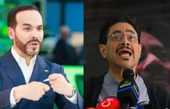 Abelardo De la Espriella e Iván Cepeda. Fotos: EL COLOMBIANO y AFP