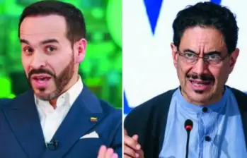 Abelardo De la Espriella e Iván Cepeda. Fotos: Manuel Saldarriaga y Colprensa