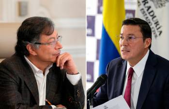 El presidente Gustavo Petro ha confrontado a la Registraduría desde hace meses. Foto: Presidencia y Colprensa