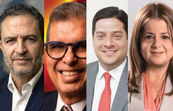Omar Bula Escobar, canciller en el gobierno De la Espriella; Fabio Arjona, designado en el Ministerio de Ambiente; Mauricio Gómez Amín llegará al Ministerio de Comercio, Industria y Turismo; y Elsa Noguera, nueva ministra de Transporte. Fotos: redes